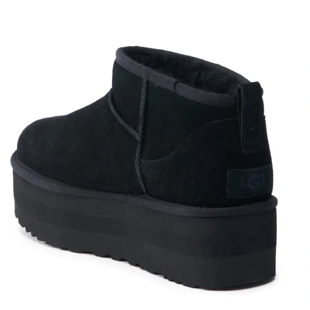 Black UGG Classic Ultra Mini Platform Bootie